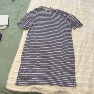 Misguided striped t shirt dress SMALL/MEDIUM